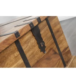 Stolik kawowy Bar Bodega 100 cm drewno Sheesham