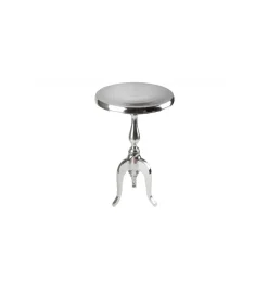 Stolik kawowy Barock Jardin 55 cm srebrny