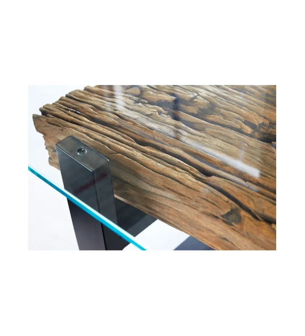 Stolik kawowy Barrakuda 130 cm drewno teak