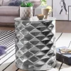 Stolik kawowy BATIN 43 cm srebrny