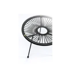 Stolik kawowy boczny ACAPULCO MONO 50 cm czarny