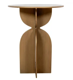 Stolik kawowy boczny ANTIQUENO 58 cm naturalny