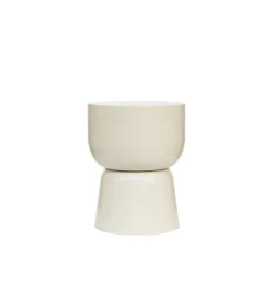 Stolik kawowy boczny BRIX KIAN 46 cm biały