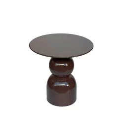 Stolik kawowy boczny BRIX WES 52 cm brązowy