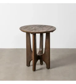 Stolik kawowy boczny CAMETRAN 50 cm drewno mango