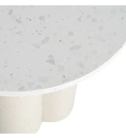 Stolik kawowy boczny CAVRANI 50 cm efekt terrazzo
