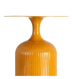 Stolik kawowy boczny CERANKI 48 cm musztardowy