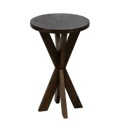 Stolik kawowy boczny CODENA 60 cm drewno mango