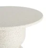 Stolik kawowy boczny EDERAN 60 cm efekt terrazzo