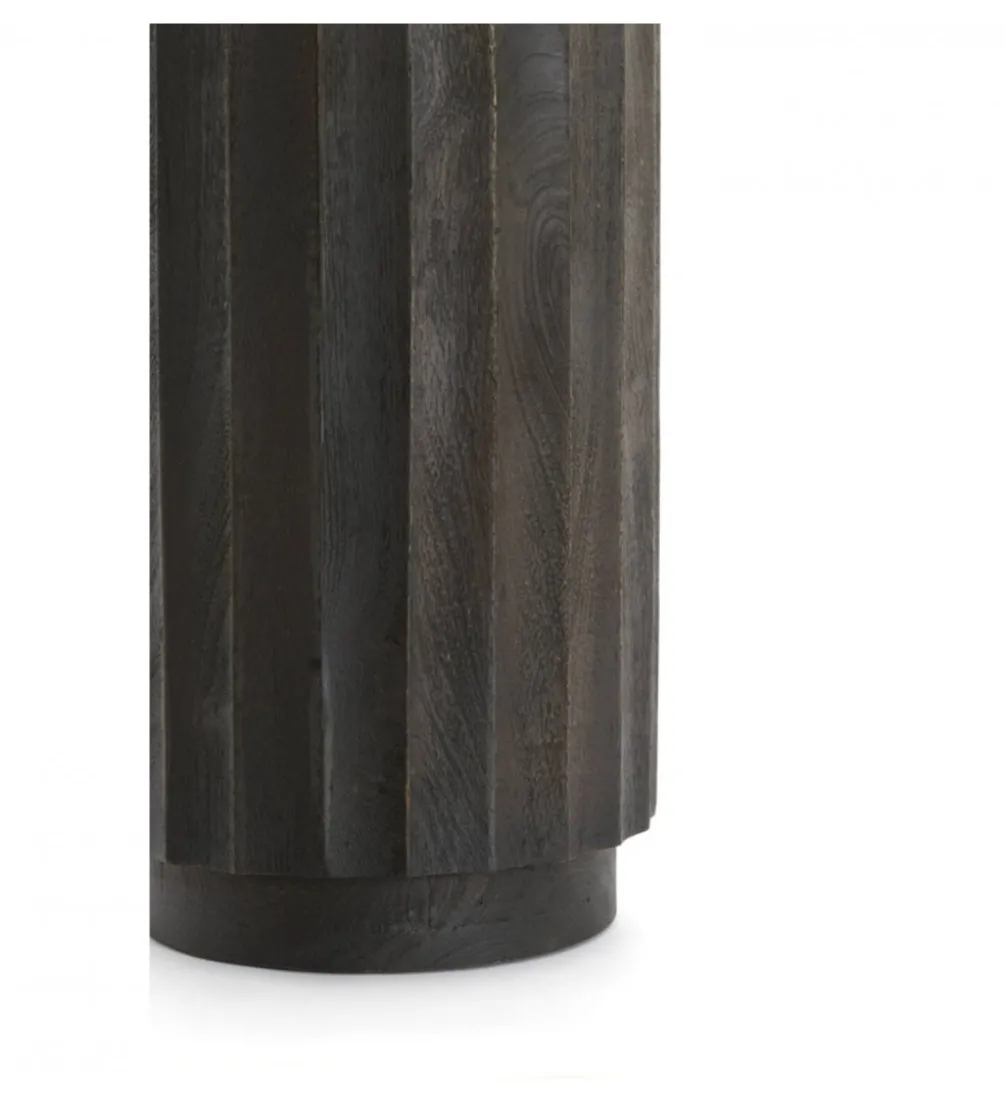 Stolik kawowy boczny ELLENA 60 cm czarny mat