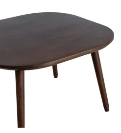 Stolik kawowy boczny FEGANE 65 cm drewno mango