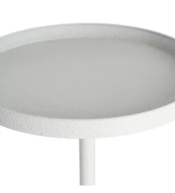 Stolik kawowy boczny GARAS 57 cm biały