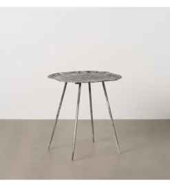 Stolik kawowy boczny GURTEN 61 cm szary