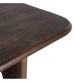 Stolik kawowy boczny KIRITON 45 cm drewno mango