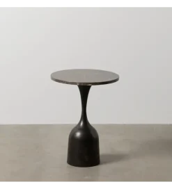 Stolik kawowy boczny KOREMA 53 cm czarny