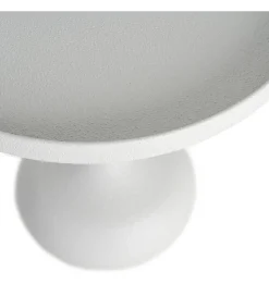 Stolik kawowy boczny KUMASENO 48 cm biały