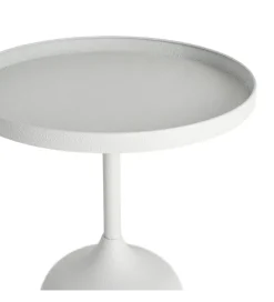 Stolik kawowy boczny KUMASENO 48 cm biały