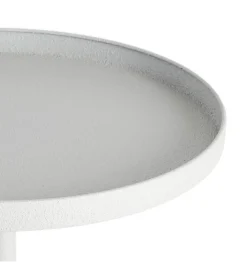 Stolik kawowy boczny KUMASENO 48 cm biały