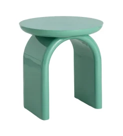 Stolik kawowy boczny LACQUER 50 cm zielony