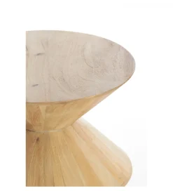 Stolik kawowy boczny LARUS 60 cm drewno mango naturalny