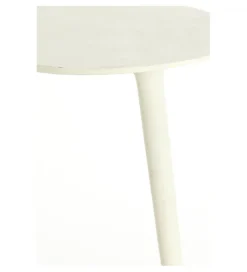Stolik kawowy boczny LIONS 53 cm kremowy