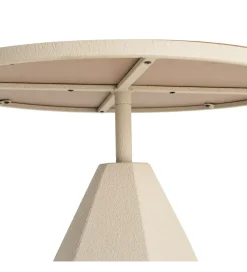 Stolik kawowy boczny MARENA 50 cm kremowy