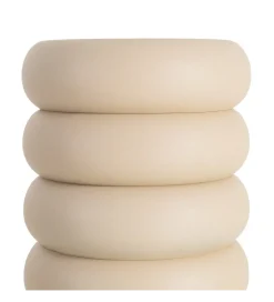Stolik kawowy boczny MESTAKO 51 cm beżowy