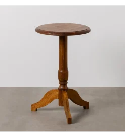 Stolik kawowy boczny ODEZANM 69 cm drewno mango