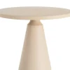 Stolik kawowy boczny OFERAN 50 cm taupe