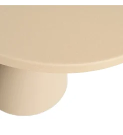 Stolik kawowy boczny OFERAN 50 cm taupe