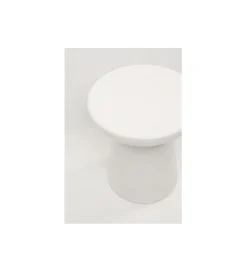 Stolik kawowy boczny PACO 41 cm biały