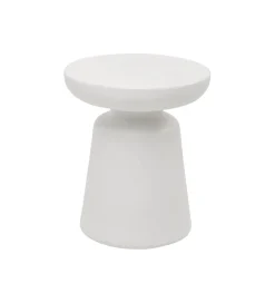 Stolik kawowy boczny PACO 41 cm biały