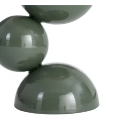 Stolik kawowy boczny SYLVIAM 46 cm zielony naturalny