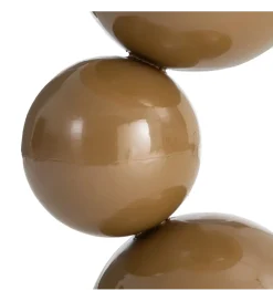Stolik kawowy boczny SYLVIAM 58 cm brązowy naturalny