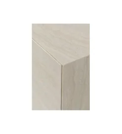 Stolik kawowy boczny TRAVERTINO 45 x 45 cm naturalny