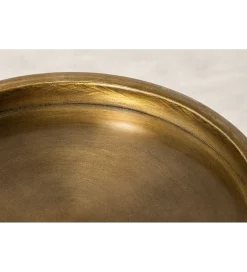 Stolik kawowy boczny TRAYFUL 60 cm złoty