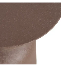 Stolik kawowy boczny VATENI 36 cm brązowy