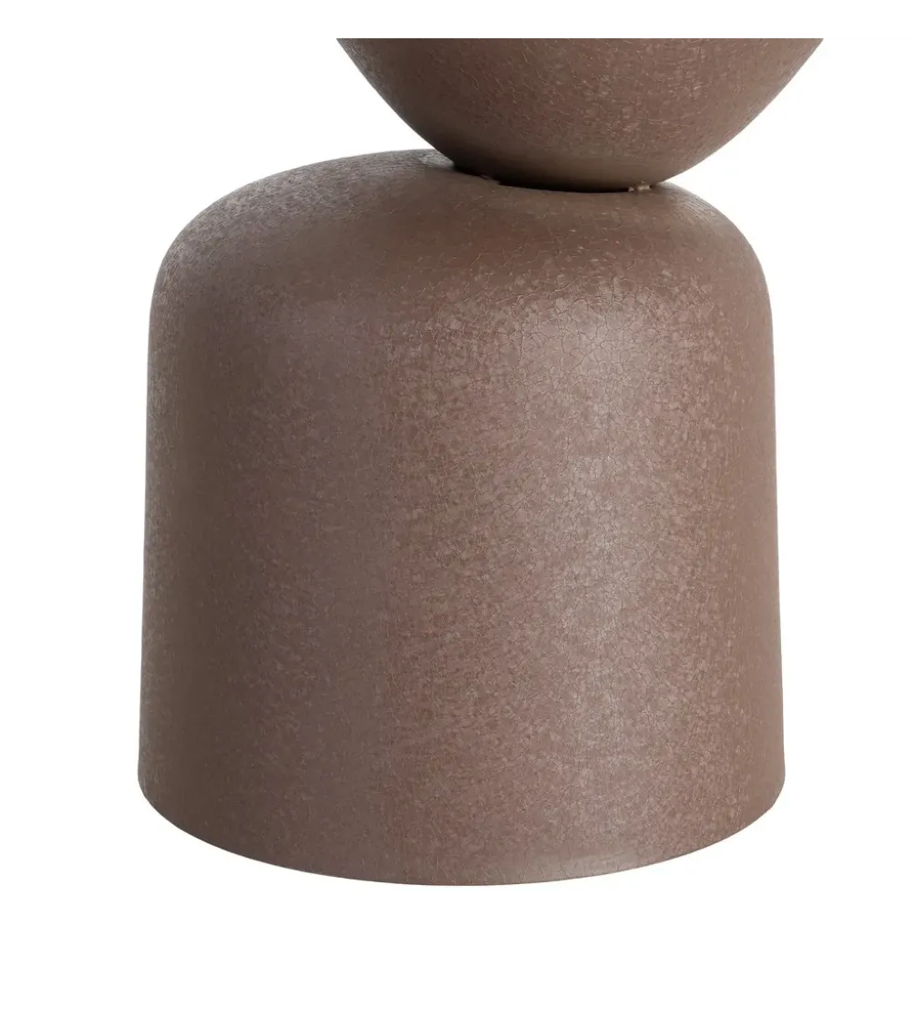 Stolik kawowy boczny VATENI 36 cm brązowy