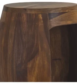 Stolik kawowy boczny WOHNLING 30 cm drewno sheesham