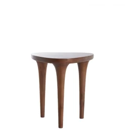 Stolik kawowy boczny ZULIO 50 cm drewno akacja