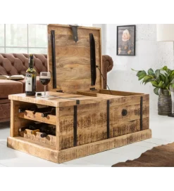 Stolik kawowy Bodega 100 cm drewno mango