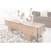 Stolik kawowy Bolt 100 cm drewno Sheesham