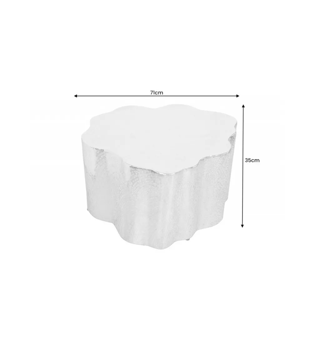 Stolik kawowy BRILANT 71 cm złoty