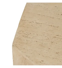 Stolik kawowy BRIL 42 cm beżowy