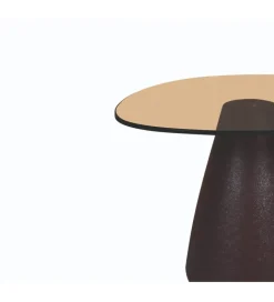 Stolik kawowy Brix Mylon 50 cm Brązowy