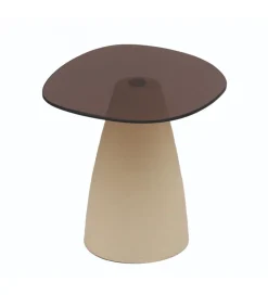 Stolik kawowy Brix Mylon 50 cm Kość Słoniowa