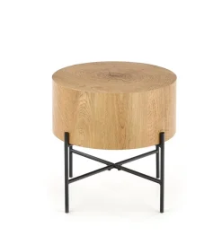 Stolik kawowy BROOKLYN 45 cm w optyce dąb