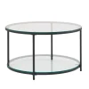 Stolik kawowy CALVIA 80 cm transparentny