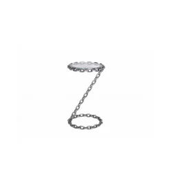 Stolik kawowy CATENA 33 cm srebrny