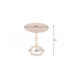 Stolik kawowy CATENA II  38 cm złoty